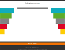 Tablet Screenshot of findmyipadress.com